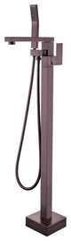 Givingtree Single Handle Floor Mounted Freestanding Tub Filler,Brown