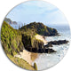 Australian Coastline Crescent Head, Landscape Round Wall Art, 23"
