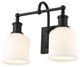 Zlite 733-2V-MB 2-Light Vanity, Matte Opal