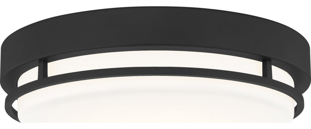 Hale LED Flush Mount, Earth Black