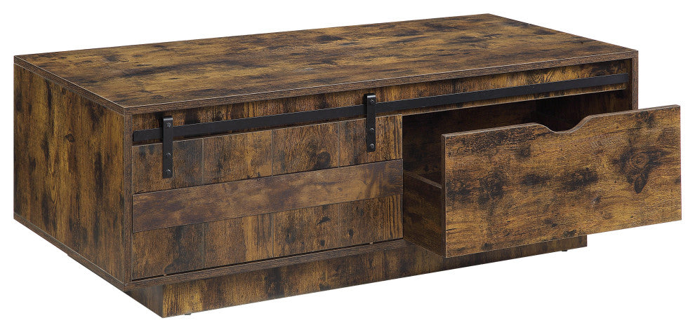 ACME Bellarosa Coffee Table in Rustic Oak