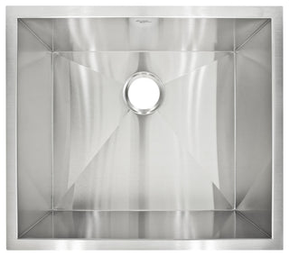 Zero-Radius Undermount Stainless Steel Single Basin Kitchen Sink LP1