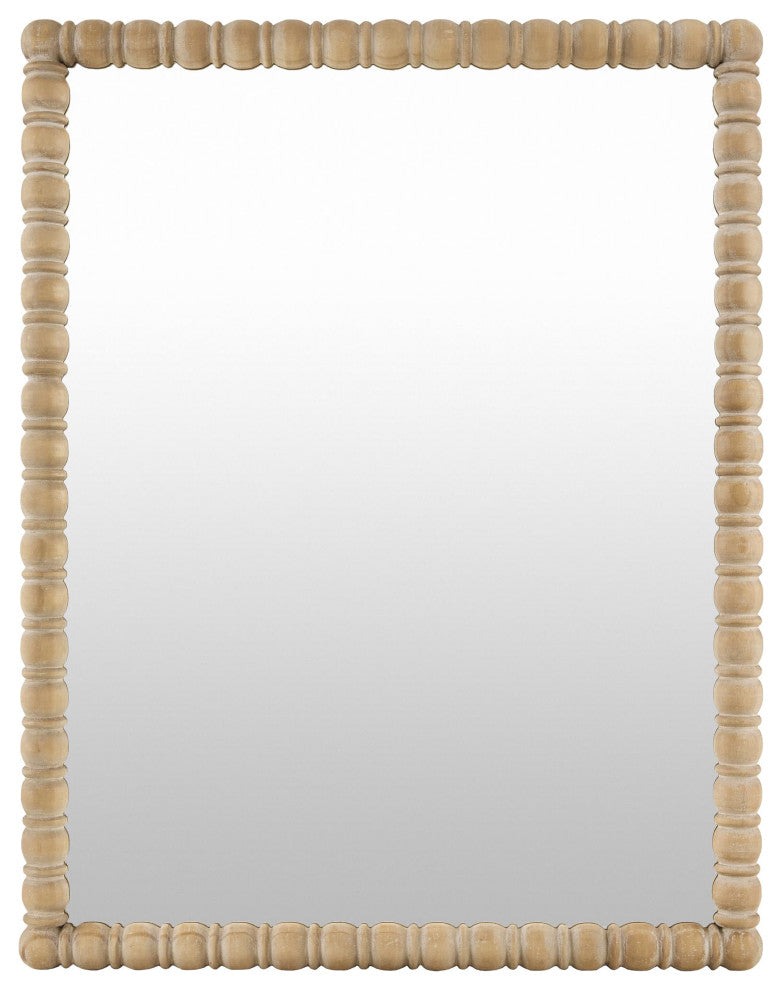 Galey Alix x Livabliss Karling Blair GAKB-1000 Accent Mirror, Antiqued Brown, 39"h X 31"w X 2"d