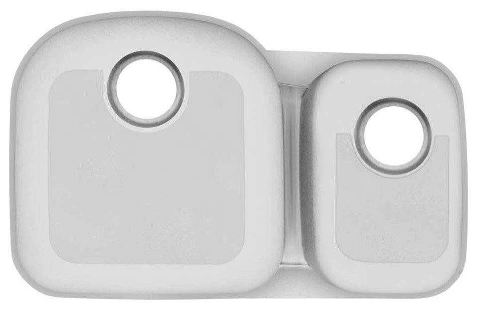 Undermount Stainless Steel Double Basin Kitchen Sink L201R