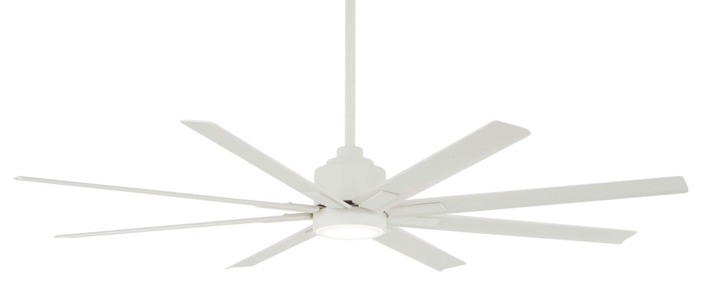 MinkaAire Coal Xtreme H2O 65" 8-Blade Indoor / Outdoor Ceiling Fan w/ Remote