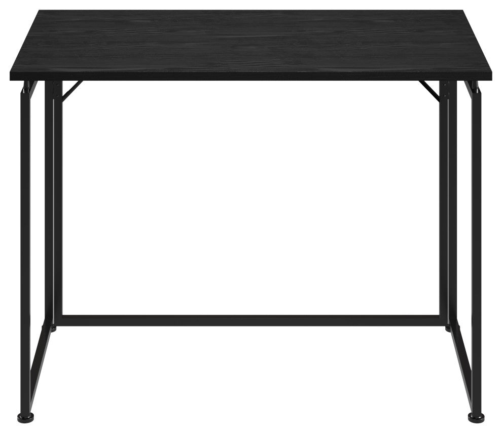 Techni Mobili Space Saving Folding Desk, Black