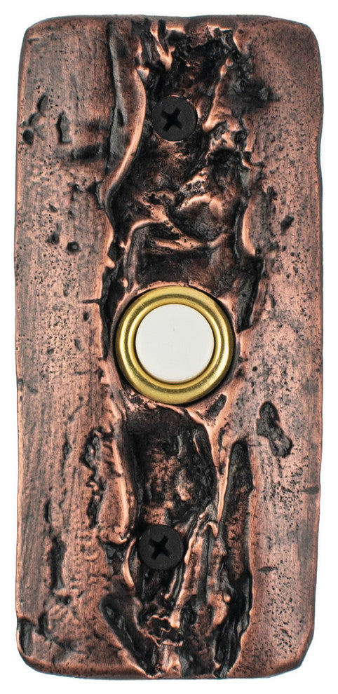 Glacier Doorbell, Handmade Luxury Hardware, Copper
