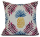 16x16", Pineapple and Spike, Geometric Print Outdoor Pillow, Purple