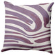 Dazzling Zebra Pillow, Purple, 16"x16"