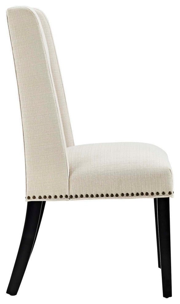 Baron Dining Chair Fabric Set of 2, Beige