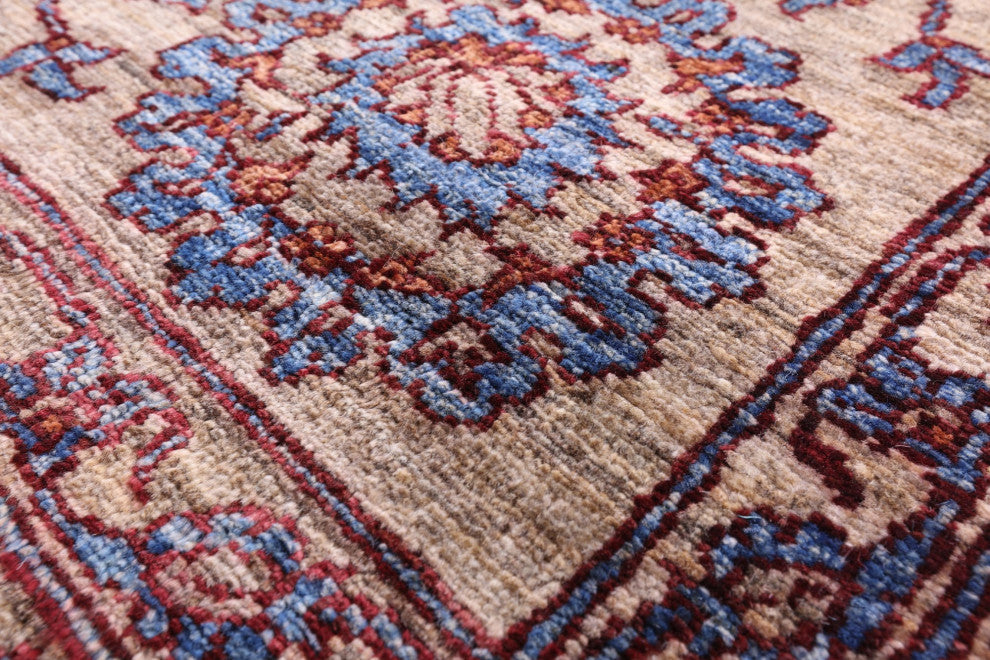 8' 10" X 12' 4" Persian Tabriz Hand-Knotted Wool Rug Q7577