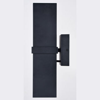 Lavage 14"H 2 Light Outdoor Wall Light Textured Black