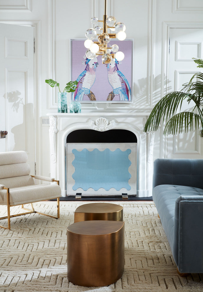Brass Teardrop Table