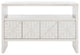 Safavieh Zella 4 Door Console Table, White Washed