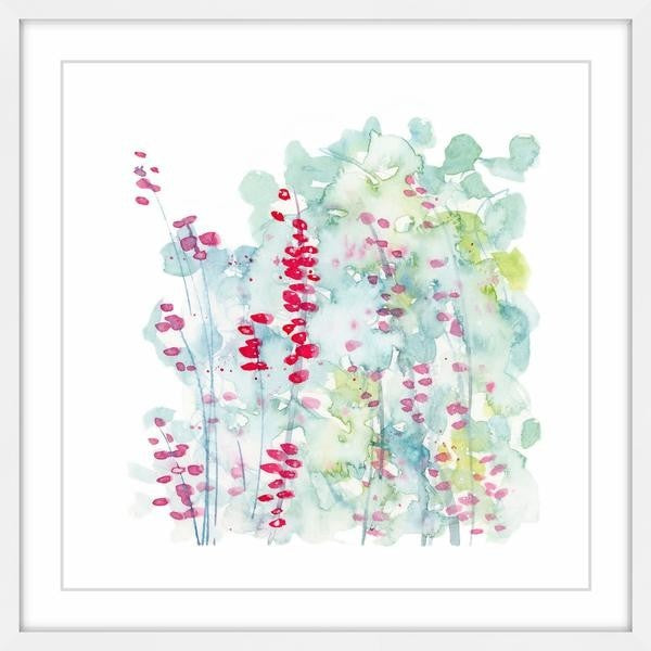 "Winter Berries" Framed Painting Print, 32"x32"