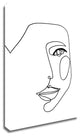 Face Line 1 by Design Fabrikken, Print on Canvas, 30"x42"
