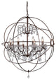 Edwards Antique Bronze 32" Chandelier