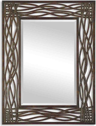 Uttermost Dorigrass Brown Metal Mirror