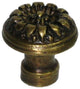 Round Floral Knob