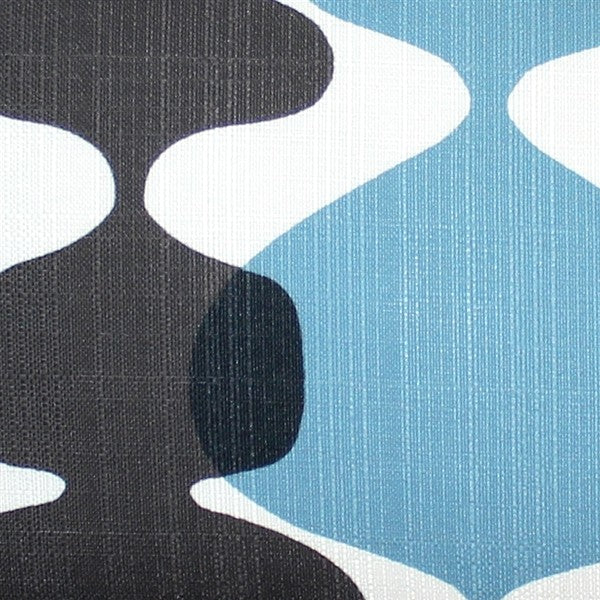 Pillow Decor - Lava Lamp Charcoal Cream 12x20 Throw Pillow