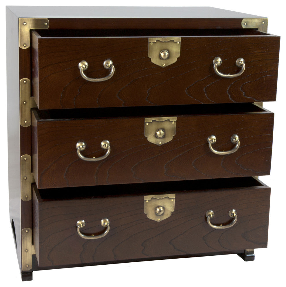 Korean Tansu Style End Table Chest