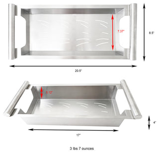 Boann Modern Kitchen Sink Colander Fits 17" Opening, Large, Satin Stainless