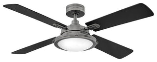 Hinkley Collier 54" Integrated LED Indoor Ceiling Fan, Pewter