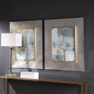 Uttermost Gilded Whimsy Abstract Prints, 2-Piece Set