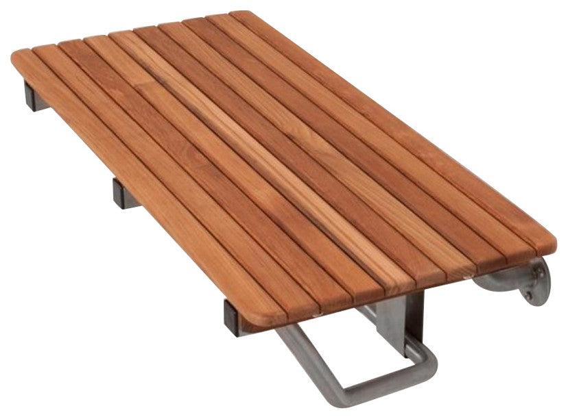 36" Premium Wall Mount Teak Shower Bench