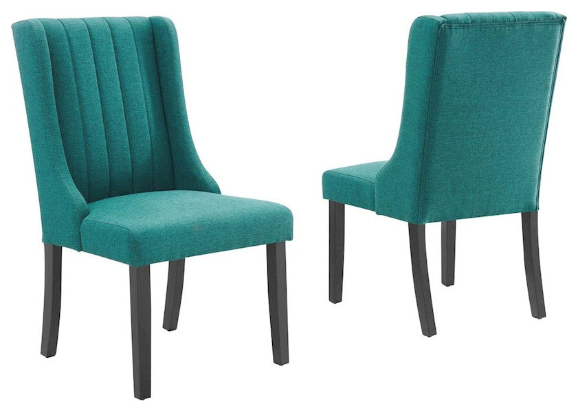 Renew Parsons Fabric Dining Side Chairs, Set of 2 Teal