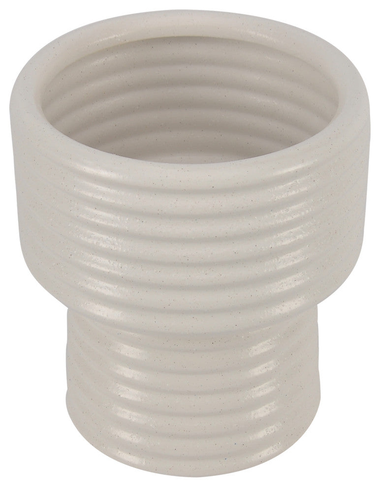 Ozean Vase Coastal White