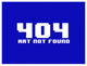 "Virtual Messages in the Real World - 404 Rectangle Blue" Paper Art, 34"x26"
