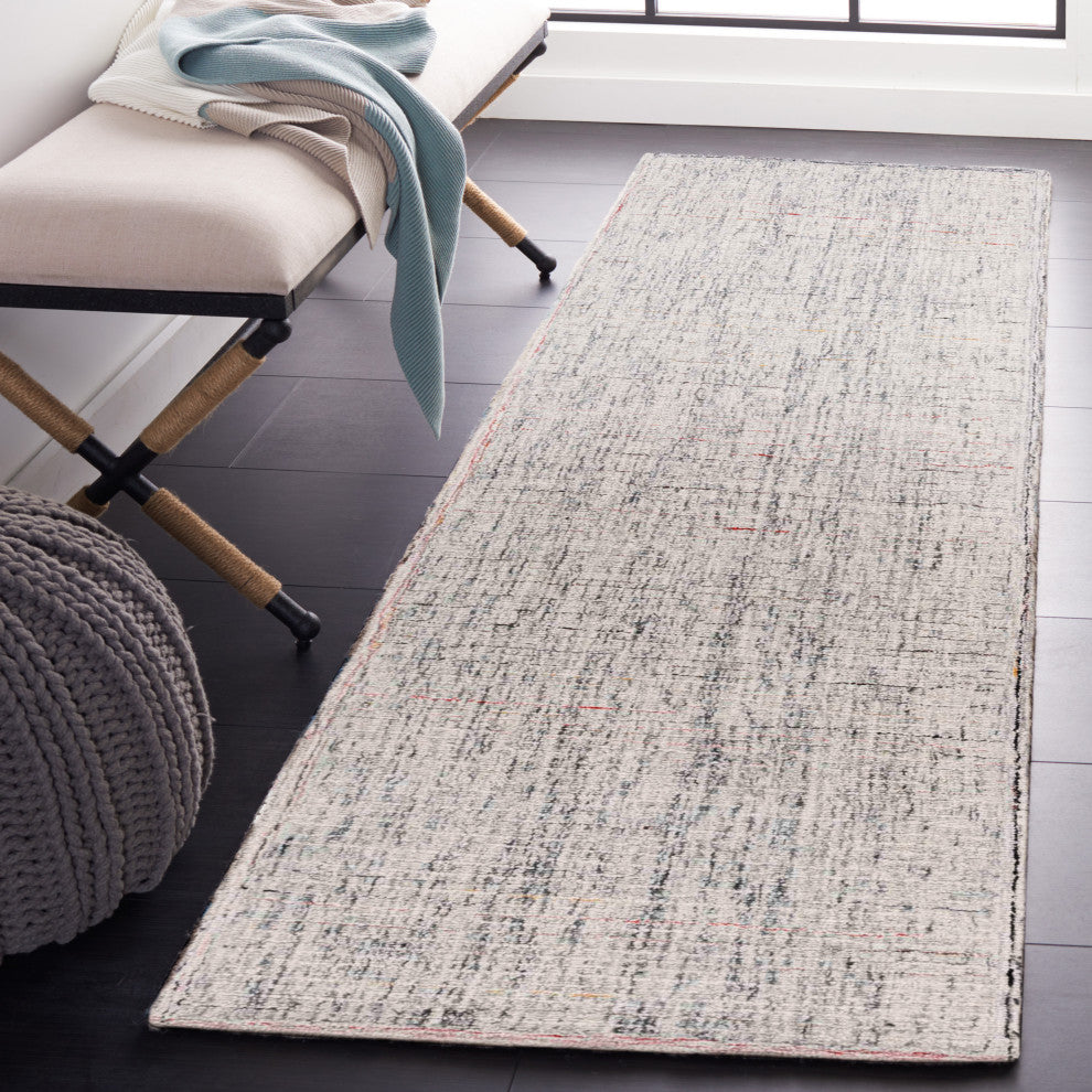 Safavieh Couture Abstract Collection, ABT467 Rug, Red/Ivory, 2'3"x8'