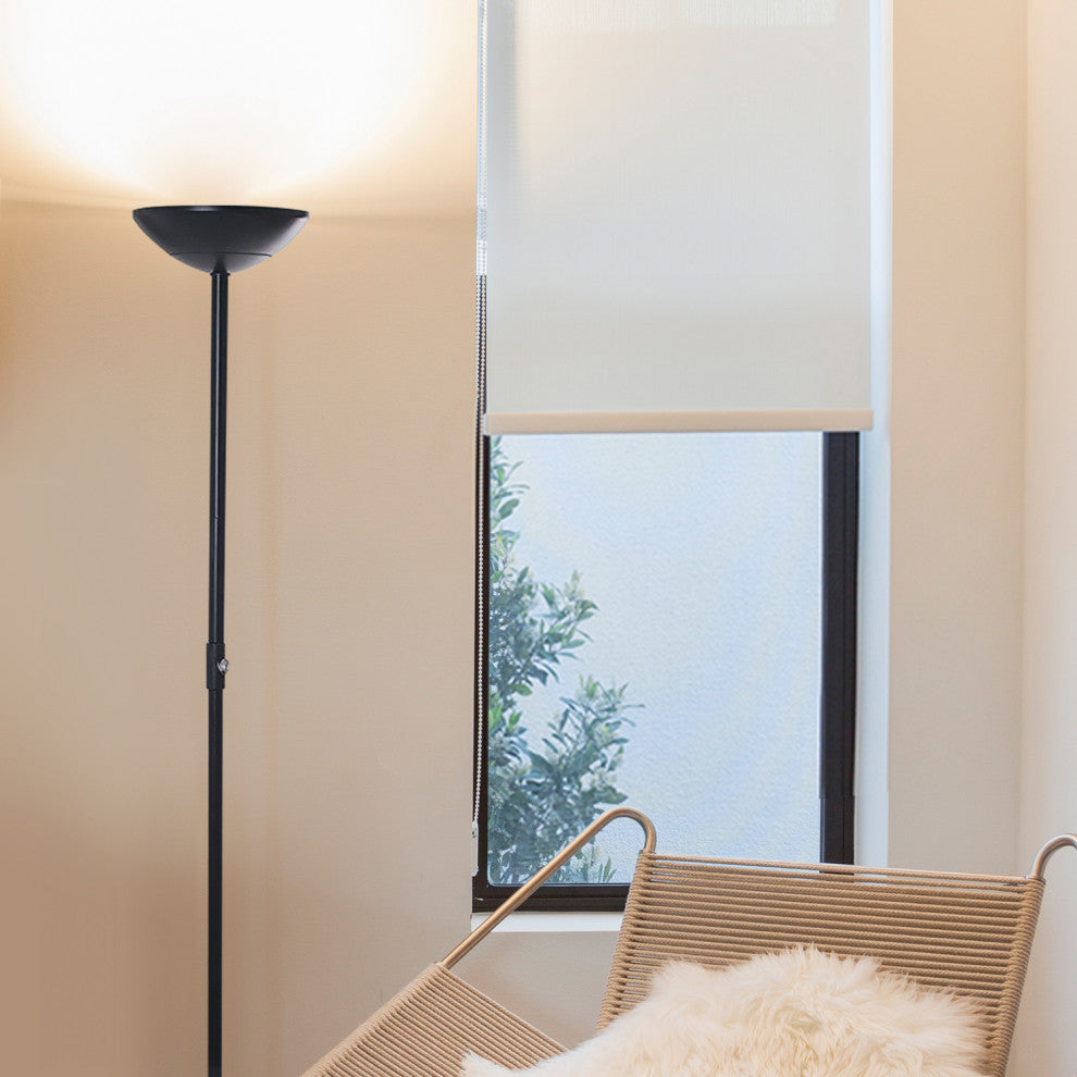 Brightech SkyLite LED Torchiere Floor Lamp "“ Bright for Reading, Black
