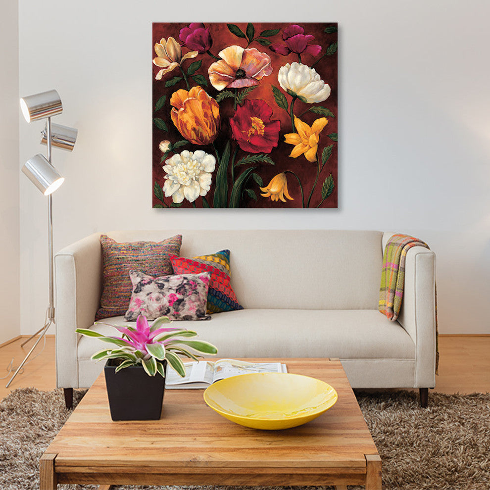 "Abundance II" by Brian Francis, Canvas Print, 26"x26"
