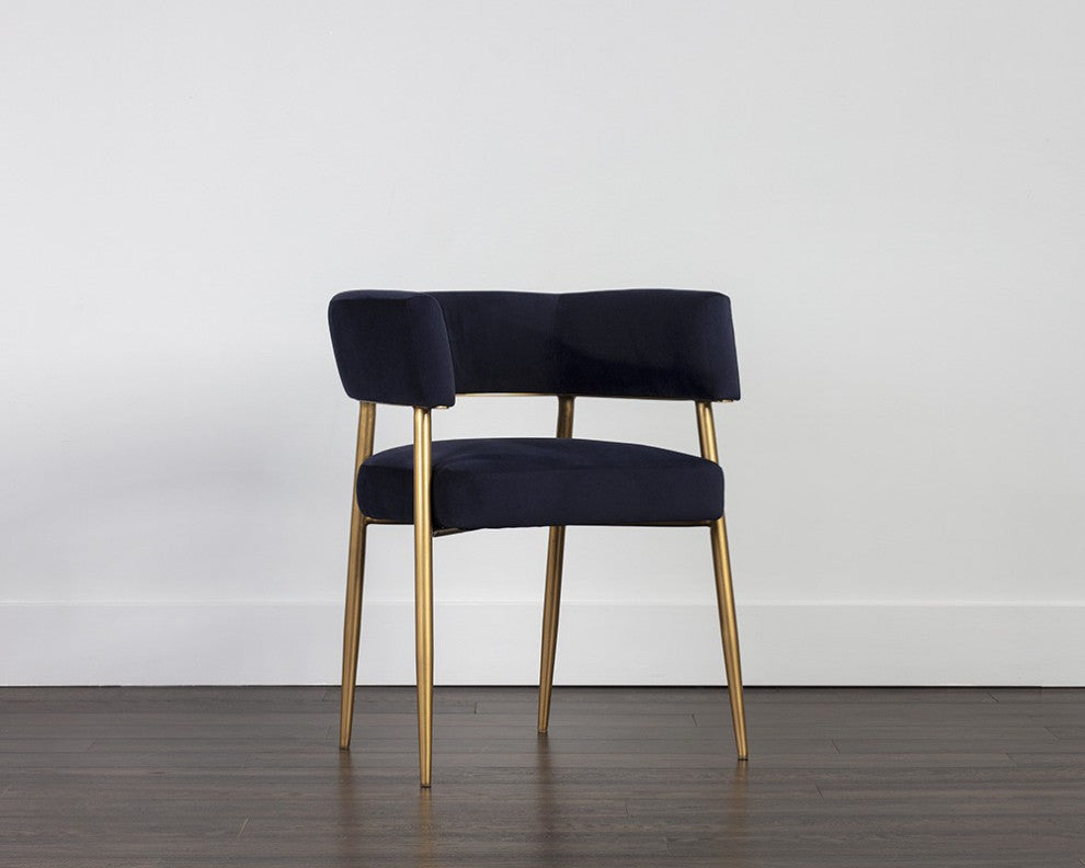 Maestro Dining Armchair, Abbington Navy