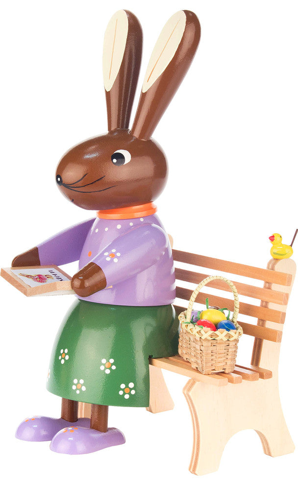 Dregeno Easter Ornament- Rabbit on Bench