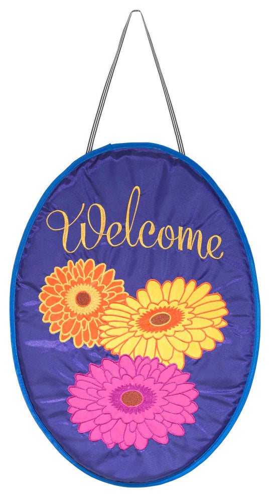 Door Bann Gerber Daisy Welcome Poly