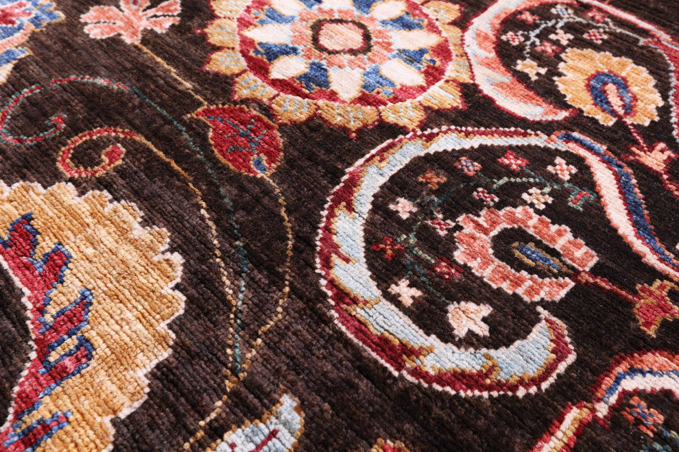 Handmade Persian Tabriz Wool Rug 5' 3" X 6' 11" Q11198