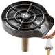 VEVOR Glass Rinser 10-Hole 360Â° Rotating Stainless Steel Washer ABS Cup Holder