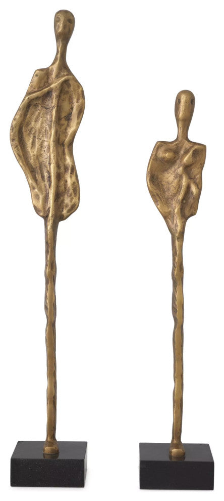 Vintage Brass Deco Object Set (2) | Eichholtz Dual