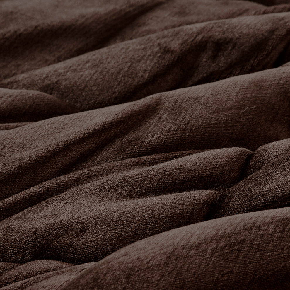 Woolrich Alton Plush to Sherpa Winter Comforter Set, Brown, King