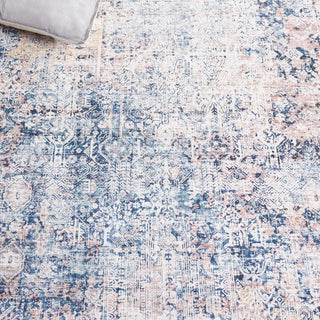 Safavieh Arizona Machine-Washable Collection ARZ539 Rug, Navy/Beige, 8'x10'