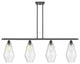 Innovations 516-4I-BK-G654-7-LED 4-Light Island Light, Matte Black