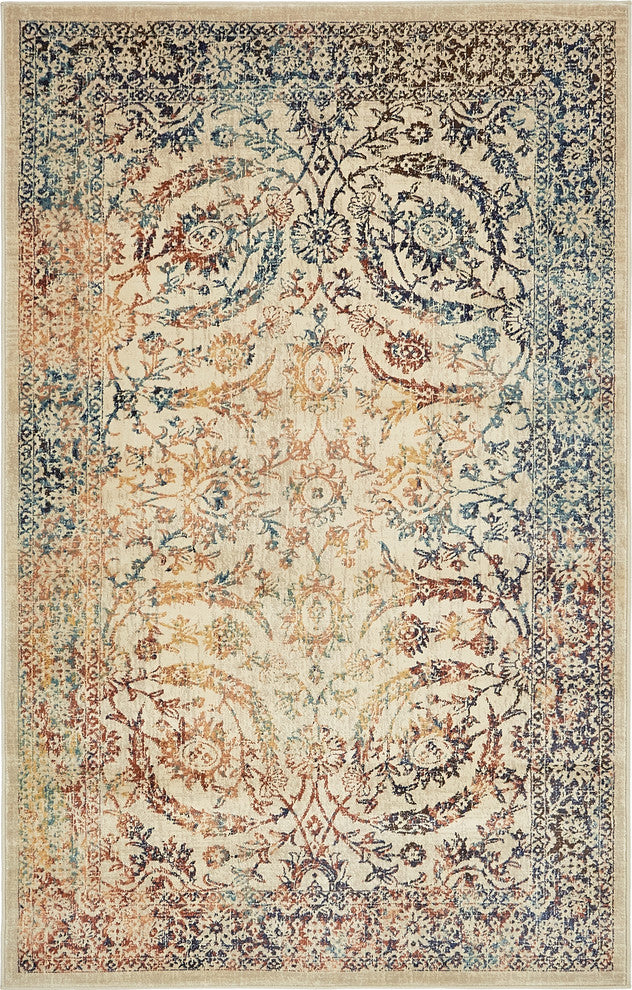 Unique Loom Beige Dragor Oslo 5'' 0 x 8'' 0 Area Rug