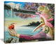 "Secret of Temptation" Portrait Digital Art Canvas Print
