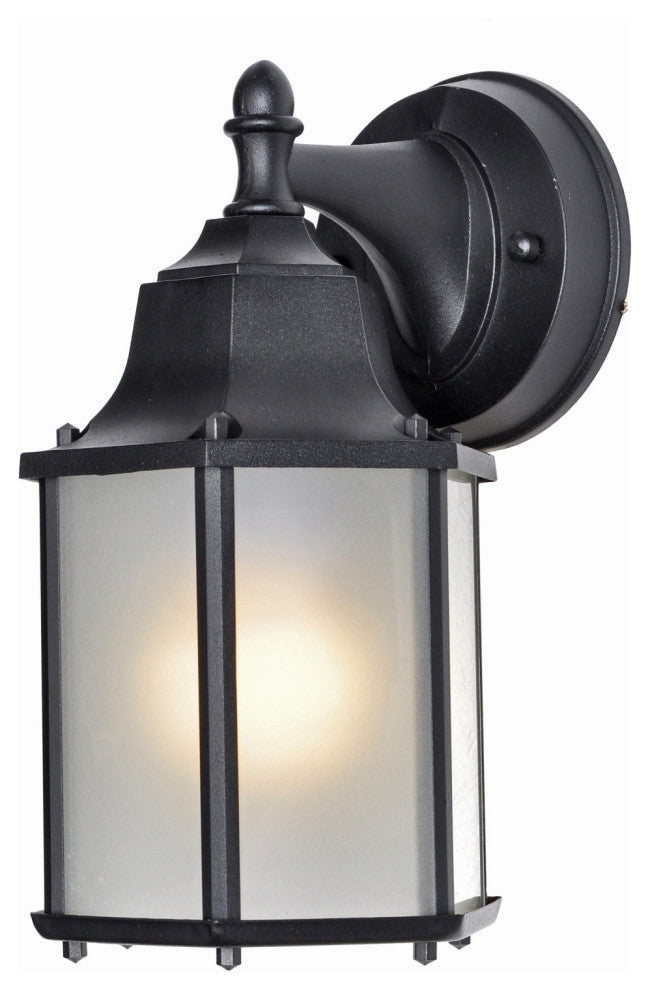 Maxim 66926 Side Door 1 Light 10" Tall LED Outdoor Wall Sconce - Black
