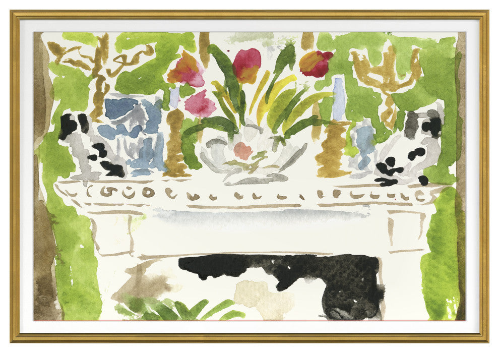 Mantle Fine Art Print, Gold, 25"x36"