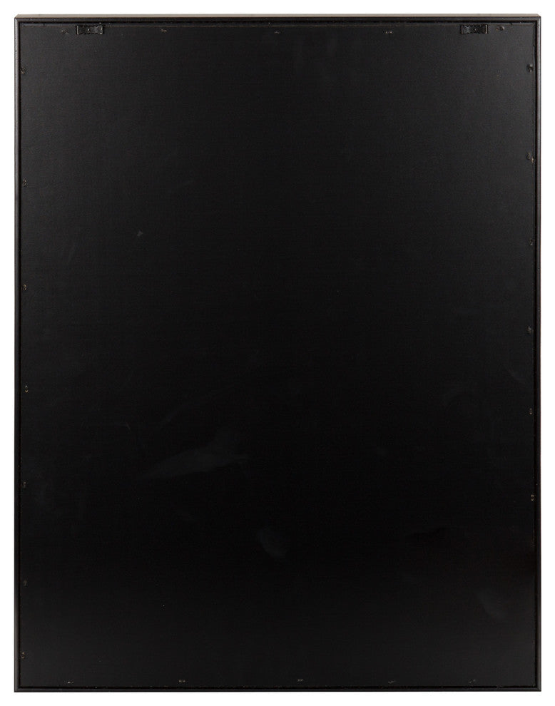 Sylvie Black Kitten 18x24, Gray Framed Canvas Wall Art by Simon Te Tai