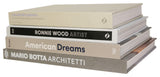 Decorative Books - Smokey Neutrals Coffee Table Stack - Set of 4 Grey Books